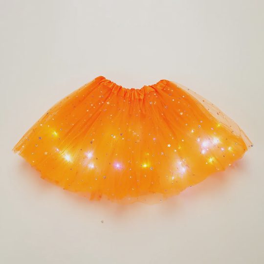 【18M-7Y】Girl LED Glowing Mesh Skirt