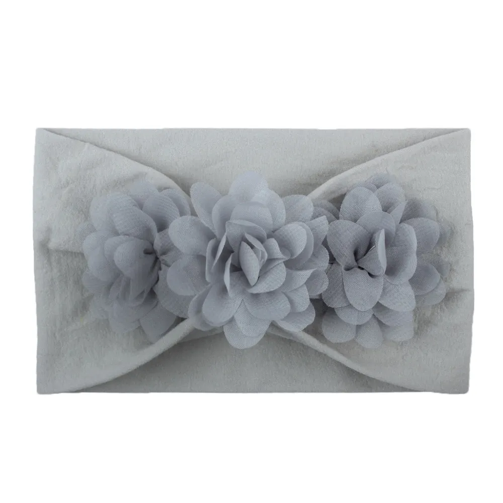 Baby Girls Cute Soft Floral Multicolor Headband