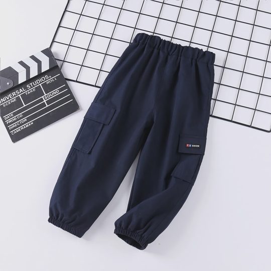 【12M-10Y】Boys Casual Solid Color Pants