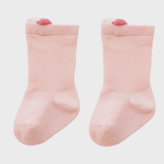 Unisex Baby Cotton Macaron Solid Color Breathable Socks