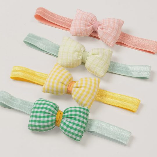 Baby Girl Plaid Bow Hair Accessories