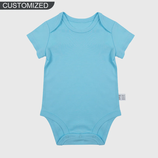 【0M-24M】Customized Butterfly&Flower Letter Baby Bodysuit