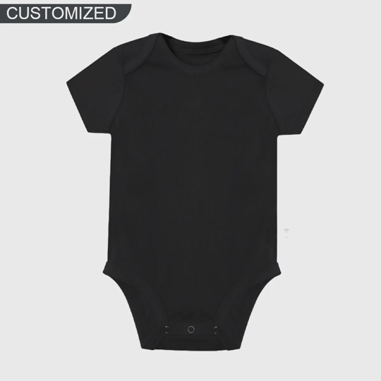 【0M-24M】Customized Butterfly&Flower Letter Baby Bodysuit