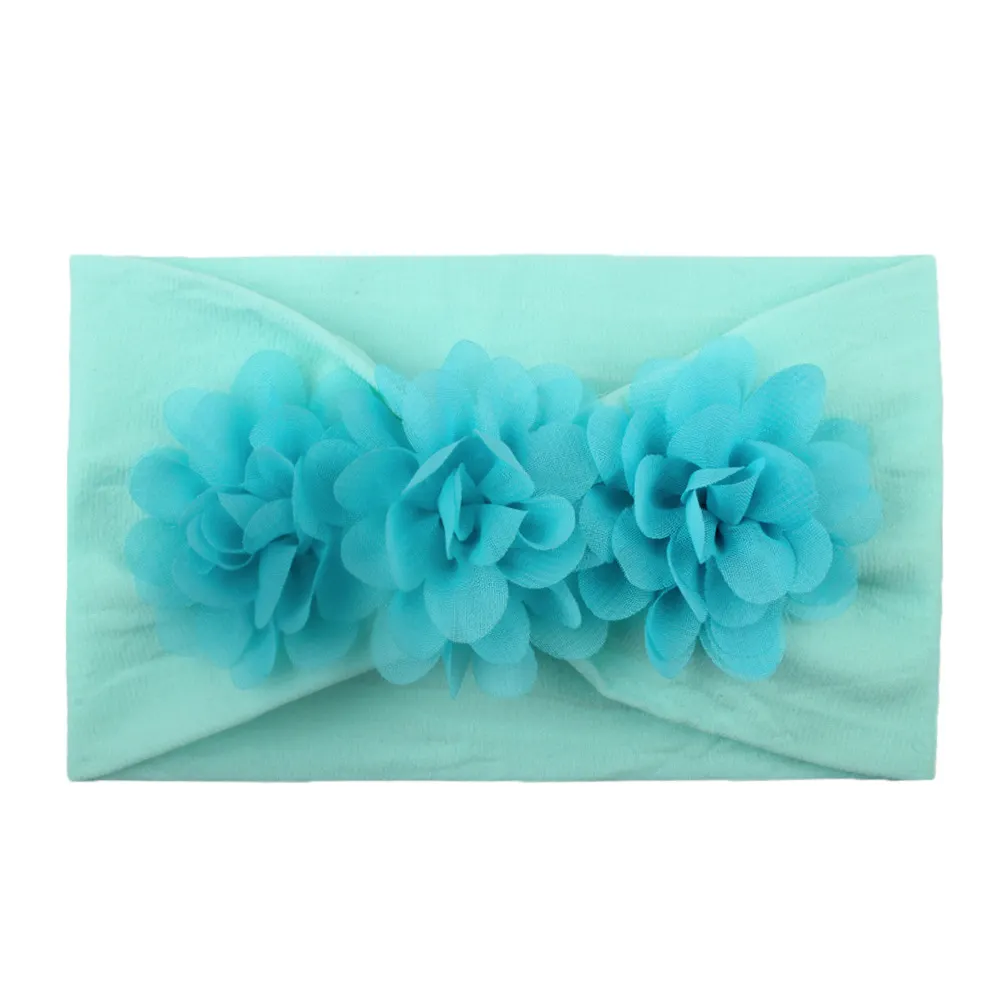 Baby Girls Cute Soft Floral Multicolor Headband