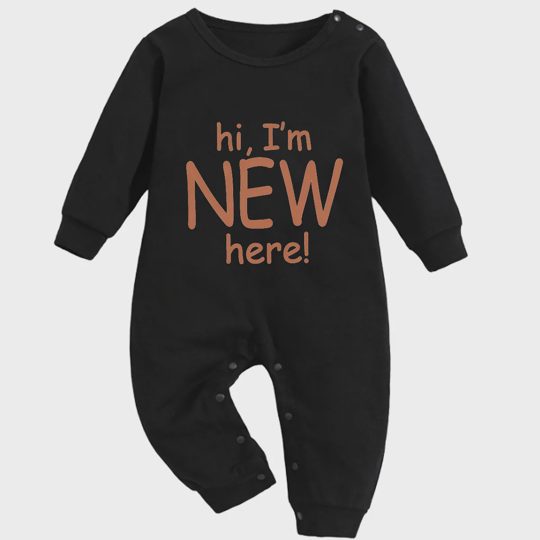【3M-18M】Hi! I'm New Here Romper