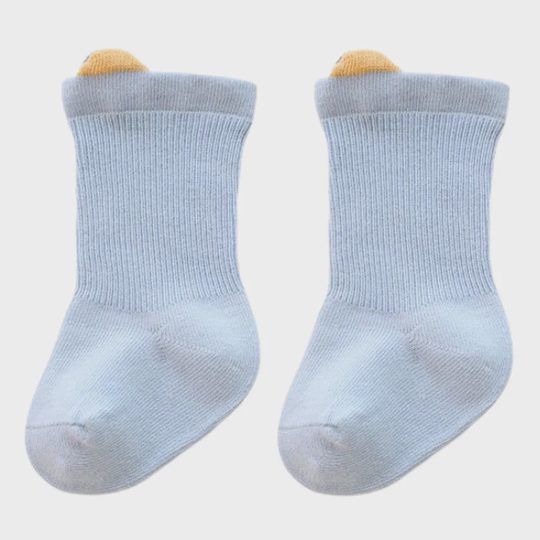 Unisex Baby Cotton Macaron Solid Color Breathable Socks